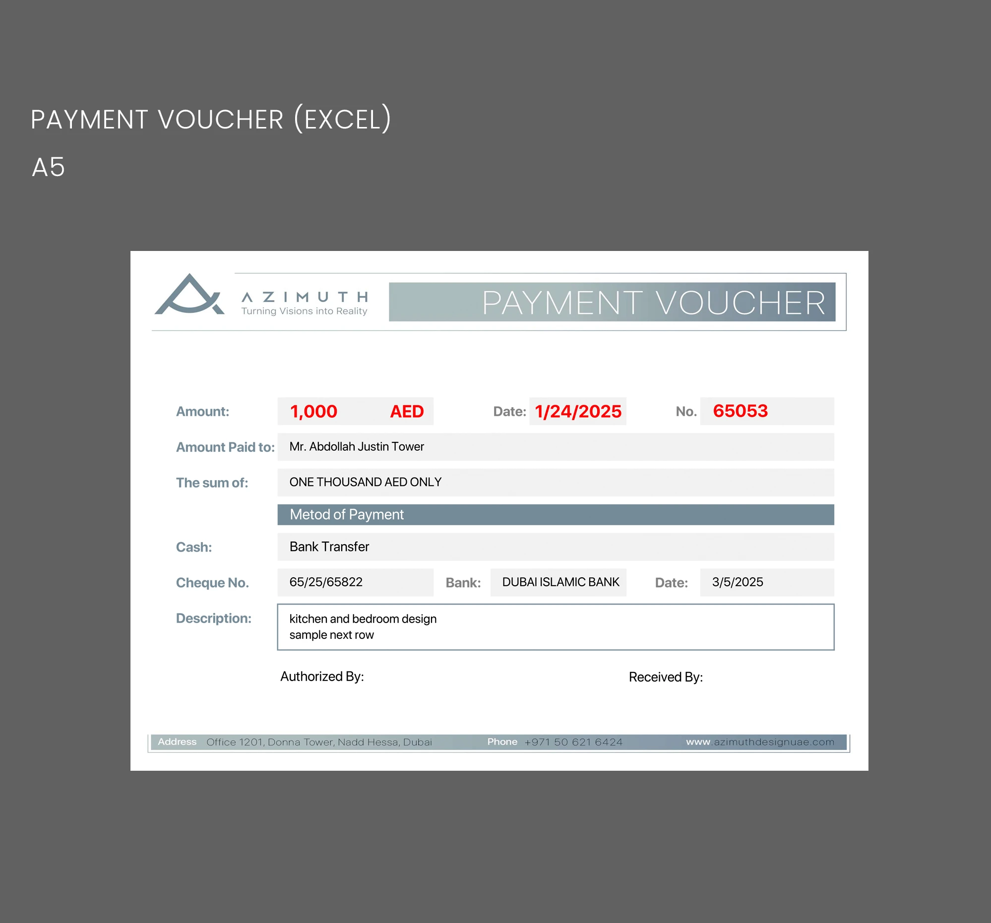 AZIMUTH Stationery 01