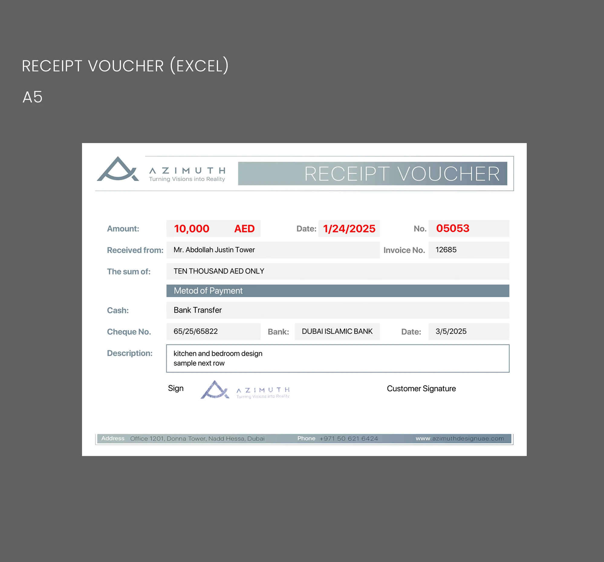 AZIMUTH Stationery 02