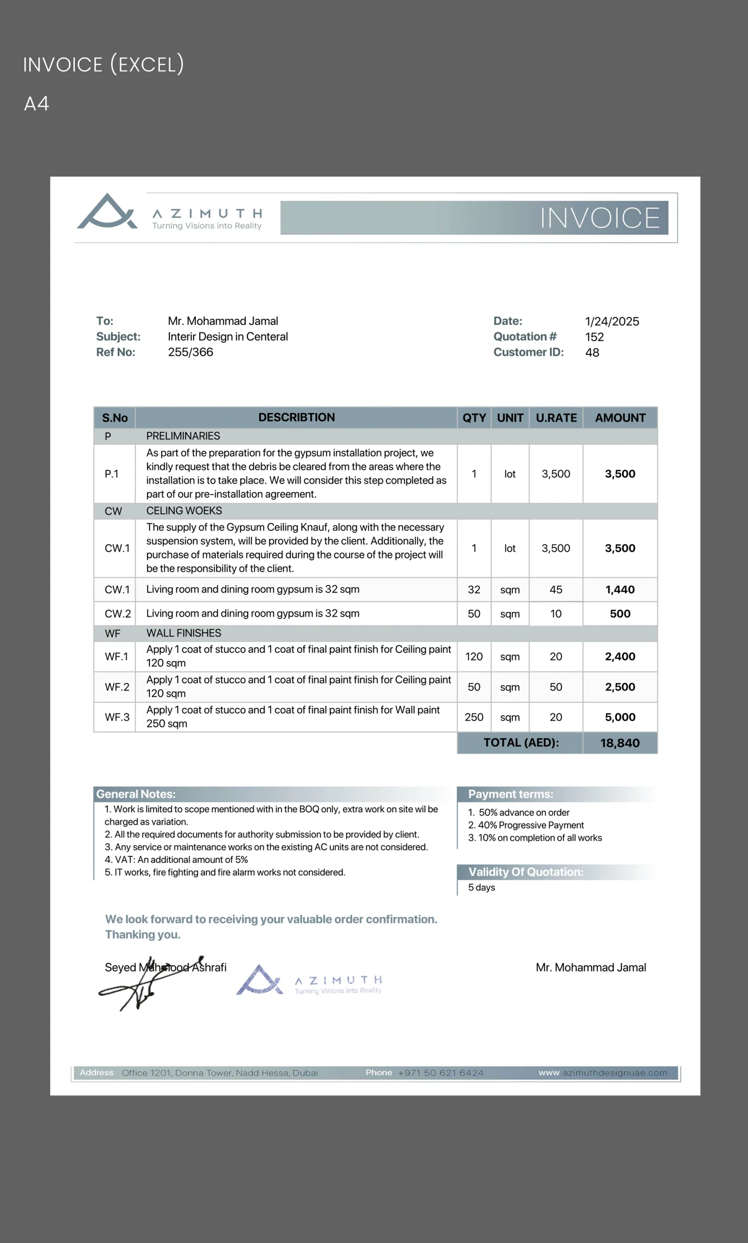 AZIMUTH Stationery 03 scaled