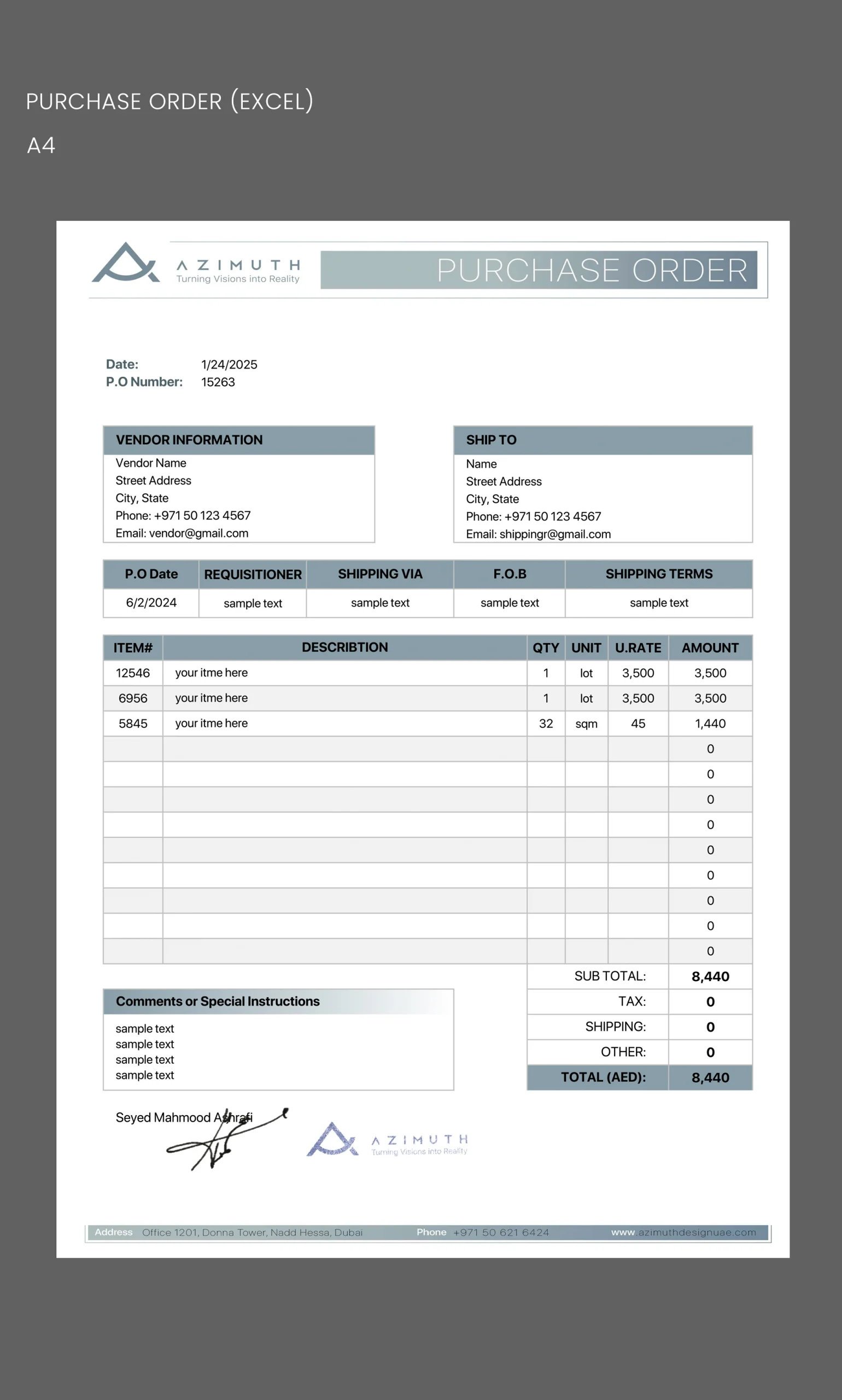 AZIMUTH Stationery 06 scaled