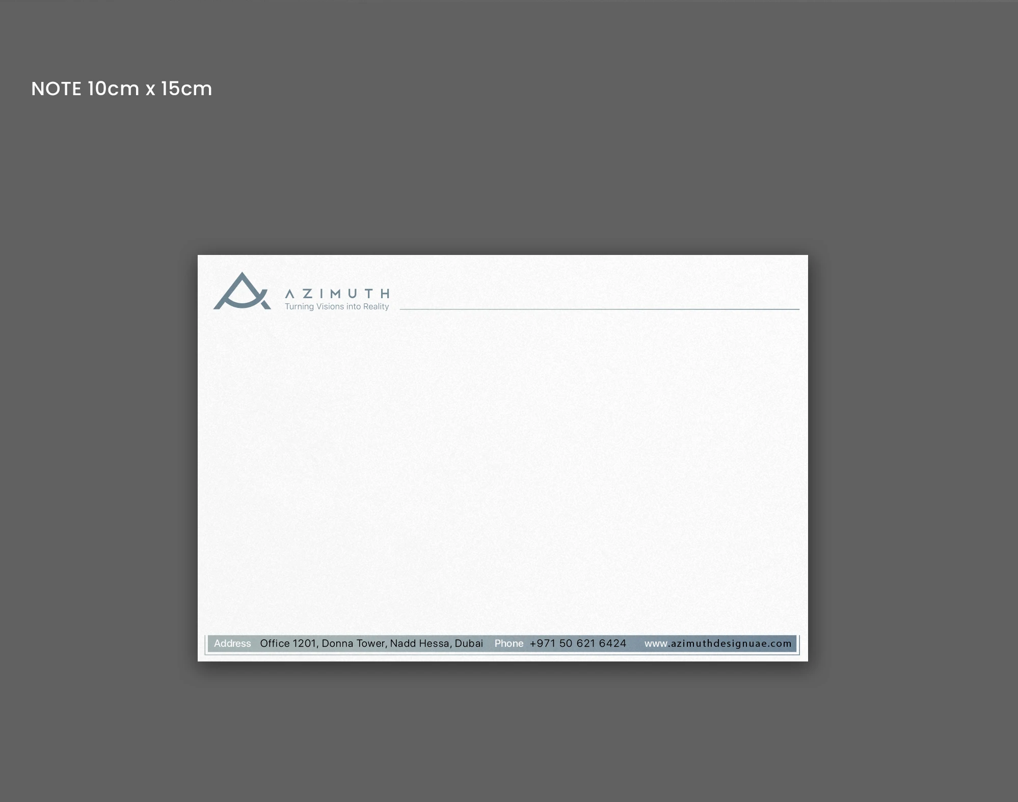 AZIMUTH Stationery 14