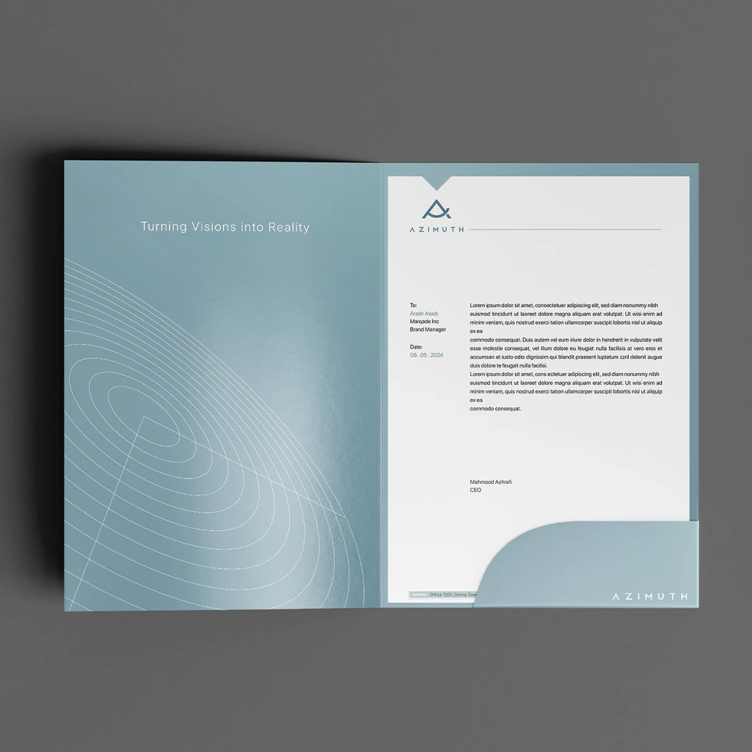 AZIMUTH Stationery cover