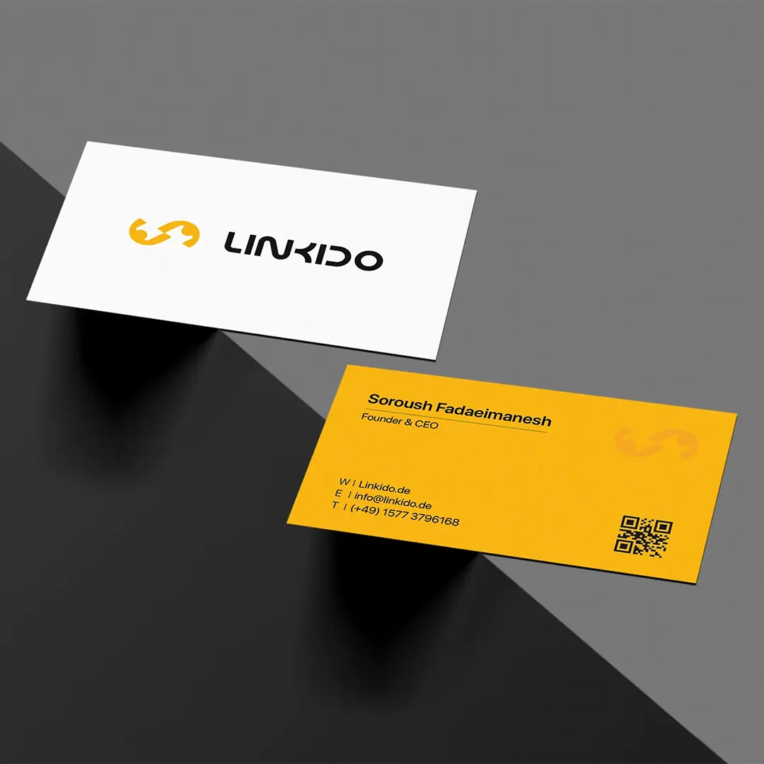 Linkido logo nirastudio stationery cover
